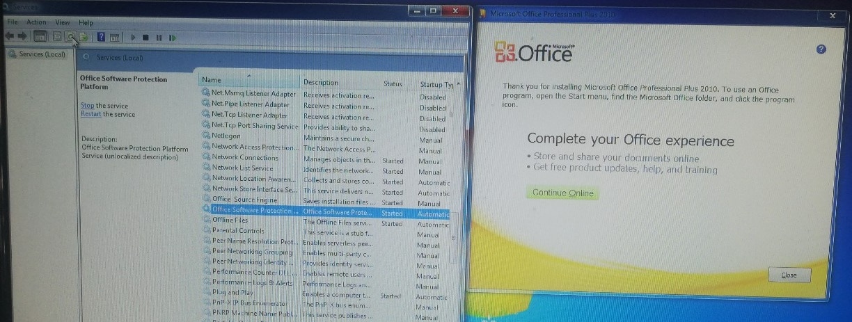 Office 2010 lỗi Setup Error 1920 - Sửa máy tính - Máy in - Nạp mực in.